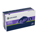 Purple PF Nitrile Glove N/S 100/Bx