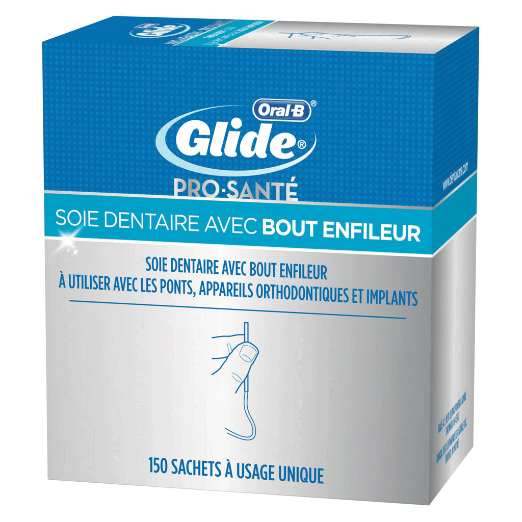 Glide Threader Floss 150/Bx Curio Dental Curio.Dental