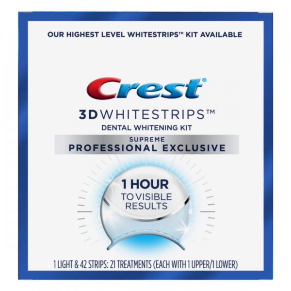 Crest 3D Whitestrips Supreme Kit 4/Cs