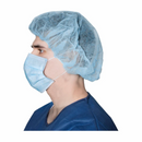Dukal Bouffant Caps 24 100/Bg Blue