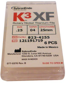K3 XF NiTi Files 6/Pk