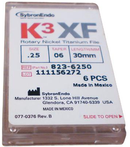K3 XF NiTi Files 6/Pk
