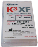 K3 XF NiTi Files 6/Pk