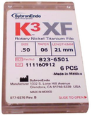 K3 XF NiTi Files 6/Pk