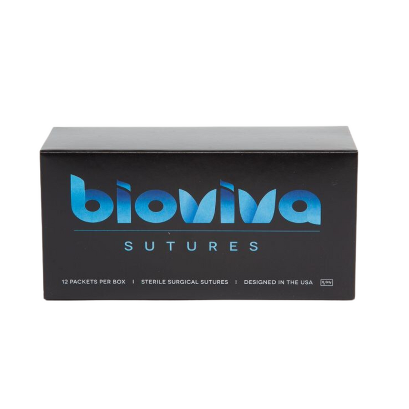 BioViva Sutures CG 5/0 18" P-3 12/Pk