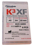 K3 XF NiTi Files 6/Pk