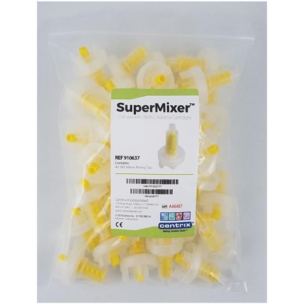 SuperMixer Mixing Tips 380ml Yellow 40/Pk
