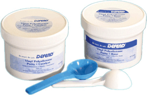 Defend VPS Putty Jars 300ml Base, 300ml Catalyst