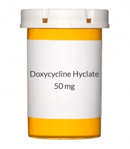 Doxycycline Hyclate 50mg 50/bottle