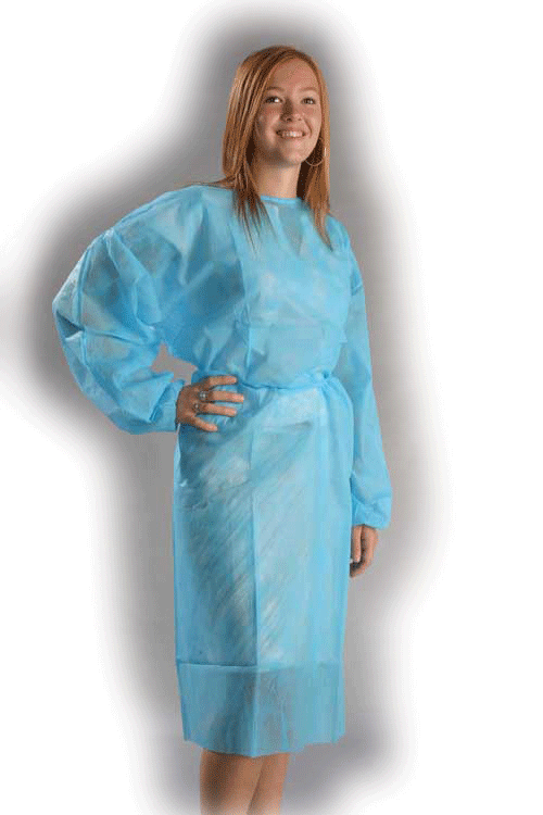 Dual Fabric Isolation Gowns X-Large Size 10/Pk