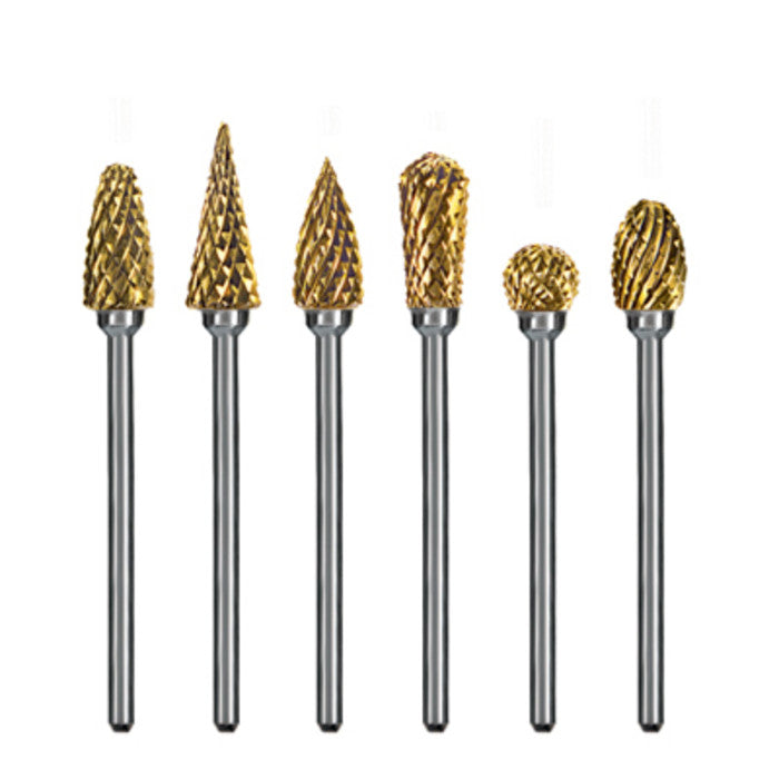 Goldies Carbide Bur Coarse-Cut Kit 6/Pk