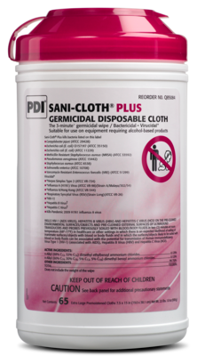 Sani-Cloth Plus Wipes X-Large 65/Cn x 6/Cs