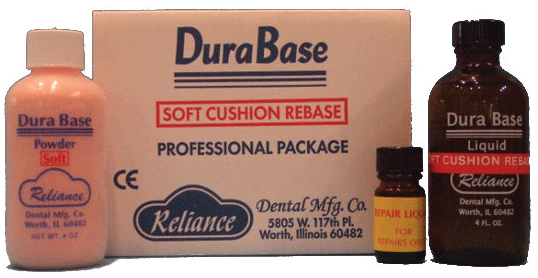 Durabase Complete Pack Powder, Liquid, 10cc Repair Liquid