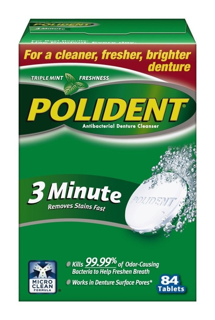 Polident 3-Minute Tablets 84/Pk
