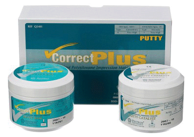 Correct Plus Putty Jars 230ml Base, 230ml Catalyst