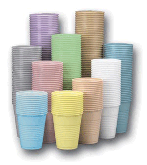 Plastic Cups - Crosstex 5oz 2500/Cs