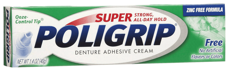 Super Poligrip FREE Adhesive .75oz x 12/Pk x 4/Cs