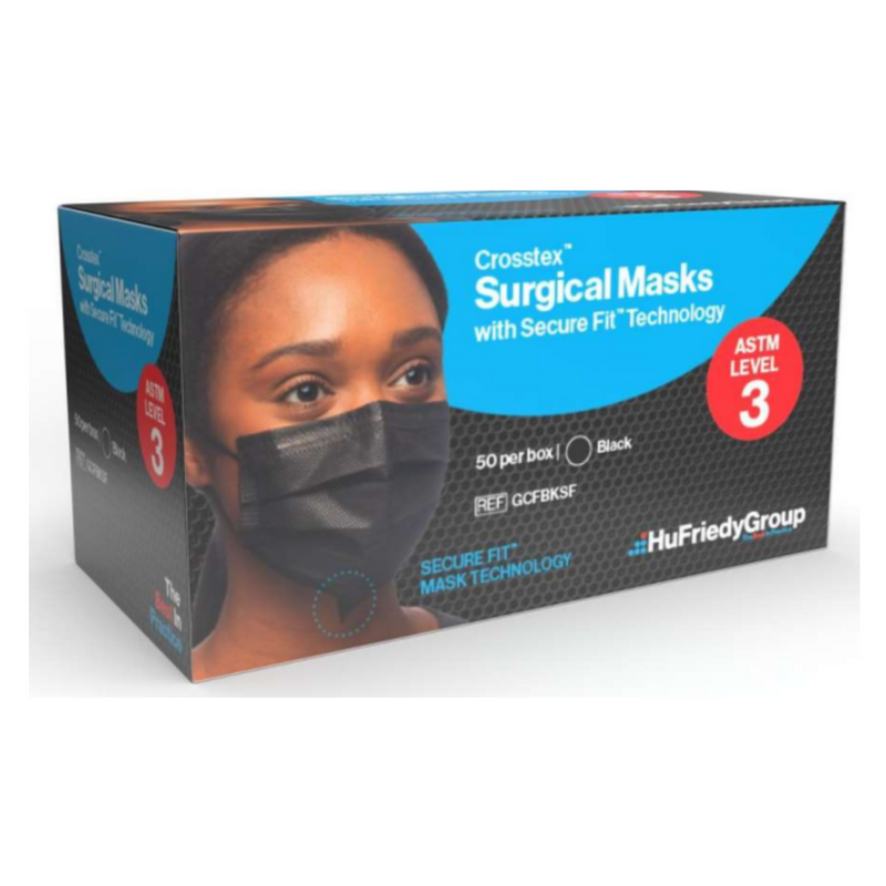 Crosstex Surgical Mask w/Secure Fit 3 50/Pk