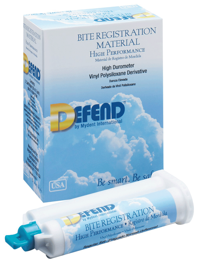 Defend Clear Bite Registration Clear Cartridge 2 x 50ml