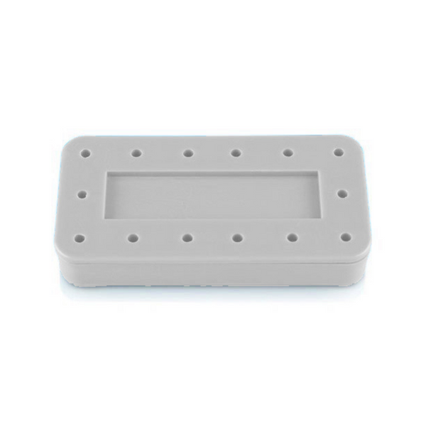 Silicone Magnetic Bur Block 14-Hole Rectangular