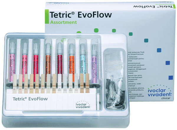 Tetric Evoflow Shade Guide