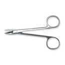 Iris Curved Forceps 4"