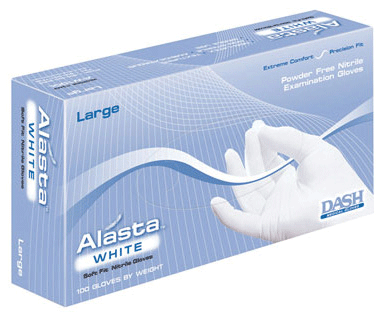Alasta White Powder-Free 100/Bx