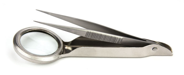 Splinter Forcep w/Magnifier