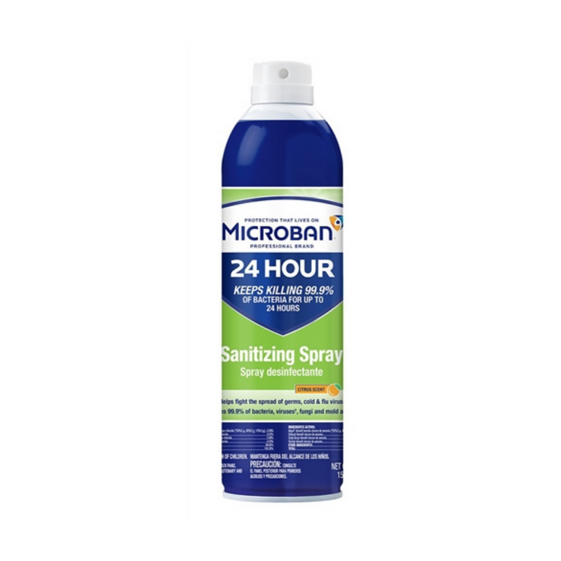 Microban Sanitizing Aerosol Spray 15oz