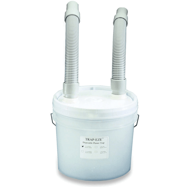 Disposable Plaster Trap 5 Gallon Kit Sealed Bucket, Hoses