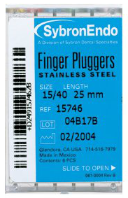 Finger Pluggers 6/Bx