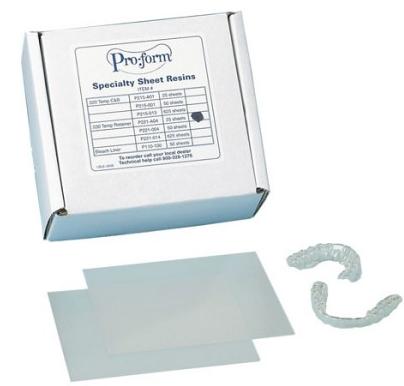 Temp Splint/Surgical Tray Material .030 625/Pk