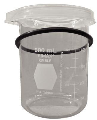 BioSonic 600 ml Beaker, Cover and Positioning Ring