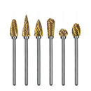 Goldies Carbide Bur Reg Cut 6/Pk