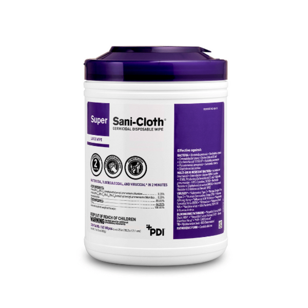 Super Sani-Cloth Germicidal Wipes X-Large 75/Can