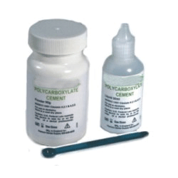 Polycarboxylate Cement Triple Size 60gm Powder, 40ml Liquid