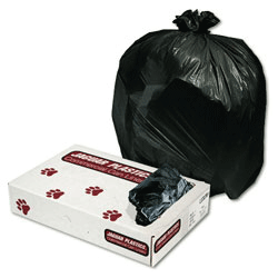 TRASH CAN LINERS 20-30 GAL 30X36 .9MIL BLACK 250/CS