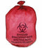 Sure-Seal Red Biohazard Bags 24x24 150/Rl