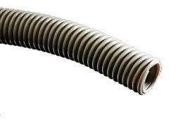 Vacuum Tubing Corrugated 1/2" Gray 12"