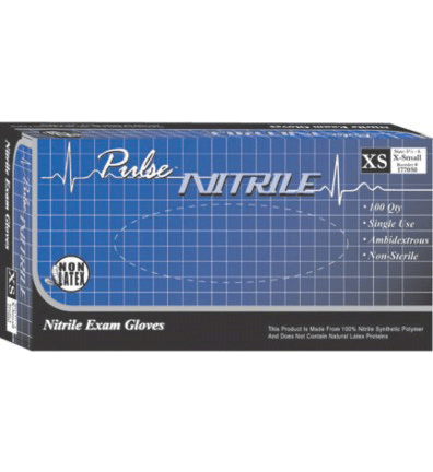 Pulse Nitrile Powder-Free 200/Bx