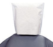 Headrest Covers - Paper/Poly 10x13 500/Cs White