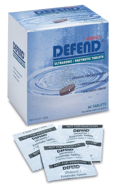 Defend Ultrasonic Cleaning Tablets Refill Pack 64/Bx