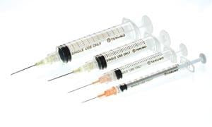 Syringes w/Needle LL Disp 3cc 20gx1-1/2" 100/Bx
