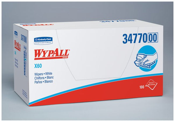 Wypall X60 Hydroknit Wipers 100/Pk x 9/Cs