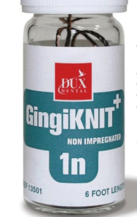 Gingiknit Non-Impregnated 72"/Bottle
