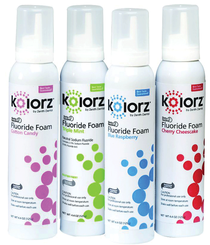 Kolorz Fluoride Foam Fluoride Foam 4.4oz 2/Pk