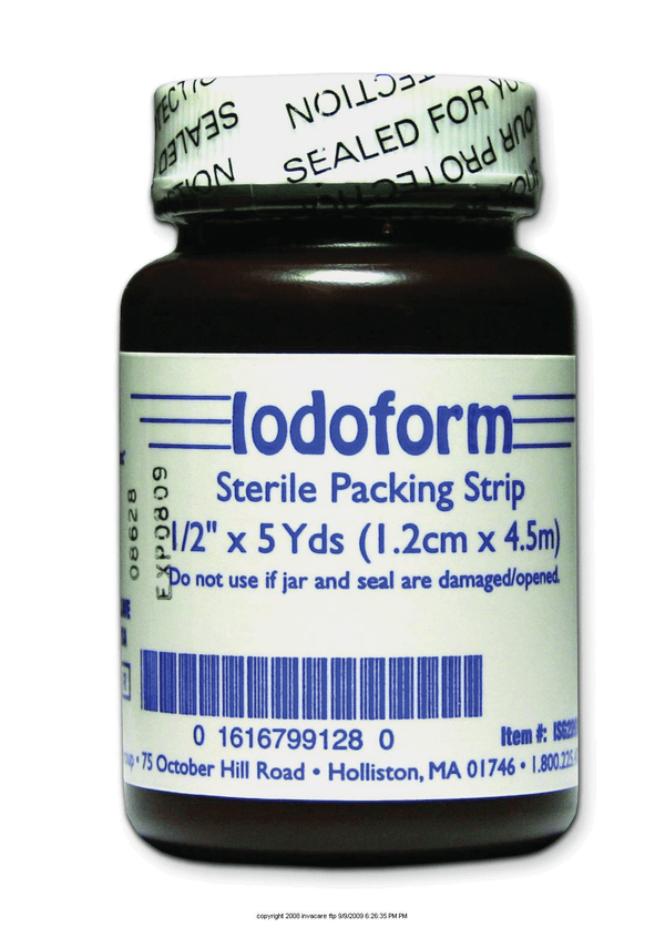 Iodoform Packing Strip 1/4" x 5 Yards