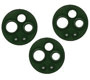 Autoclavable gasket. 5 hole Green (Star)