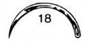 Suture Needles 1/2 Cir Cutting