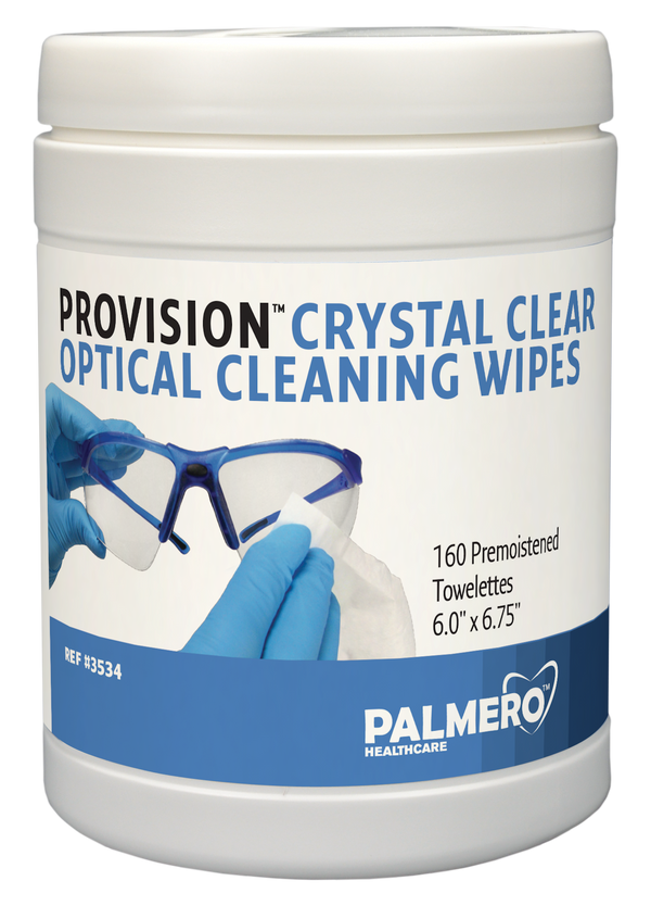 Pro-Vision Crystal Clear Optical Cleaning Wipes 160/Bx